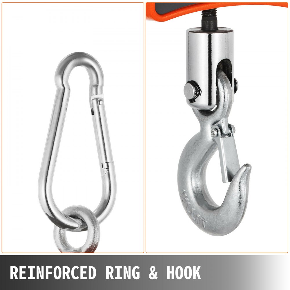 500KG 1100lb-0.5T Hanging Scale Crane Scale Aluminum Digital Heavy Duty LED W/rc