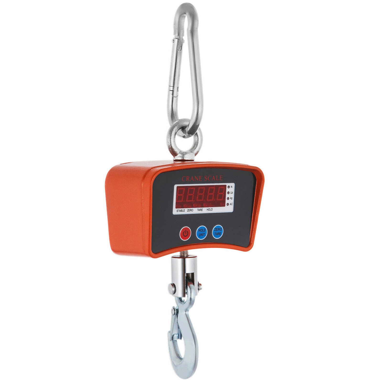 500KG 1100lb-0.5T Hanging Scale Crane Scale Aluminum Digital Heavy Duty LED W/rc