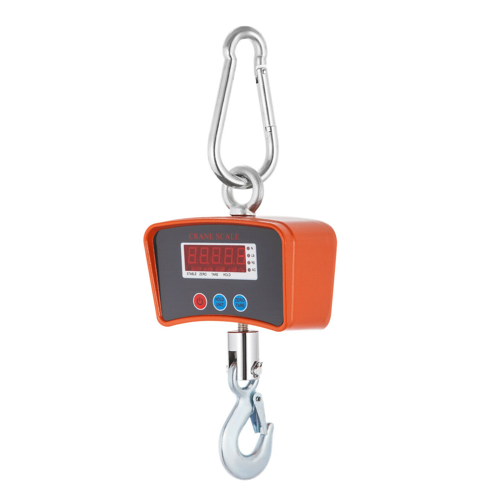 500KG 1100lb-0.5T Hanging Scale Crane Scale Aluminum Digital Heavy Duty LED W/rc
