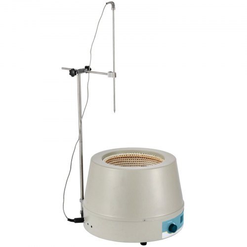 VEVOR Magnetic Stirrer 1400RPM Magnetic Mixer 500ml Magnetic Stirrer Hot Plate 250W Magnetic Stirrer Mixer Kit Heating Power 450℃ for Lab Liquid Mixing Heating