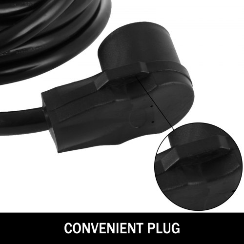 VEVOR RV Power Cord 50Ft 40 Amp RV Extension Cord AWG8 40 amp rv Extension Cord Truck Trailer Motorhome Camper RV Cord Grip Handles Camper Trailer Power Supply Cable