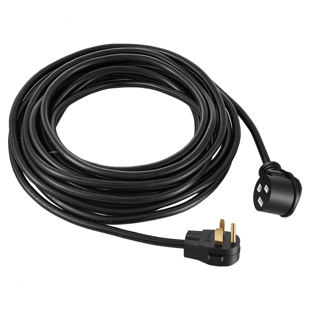 VEVOR Welder Extension Cord, 30 Amp 50 ft, Extension Cord for Portable Welders, NEMA 6-50P, 10/3 AWG, 250V, 7500W Heavy Duty Pure Copper Welder Cable, for Outdoor MIG TIG Plasma, STW Weather-proof