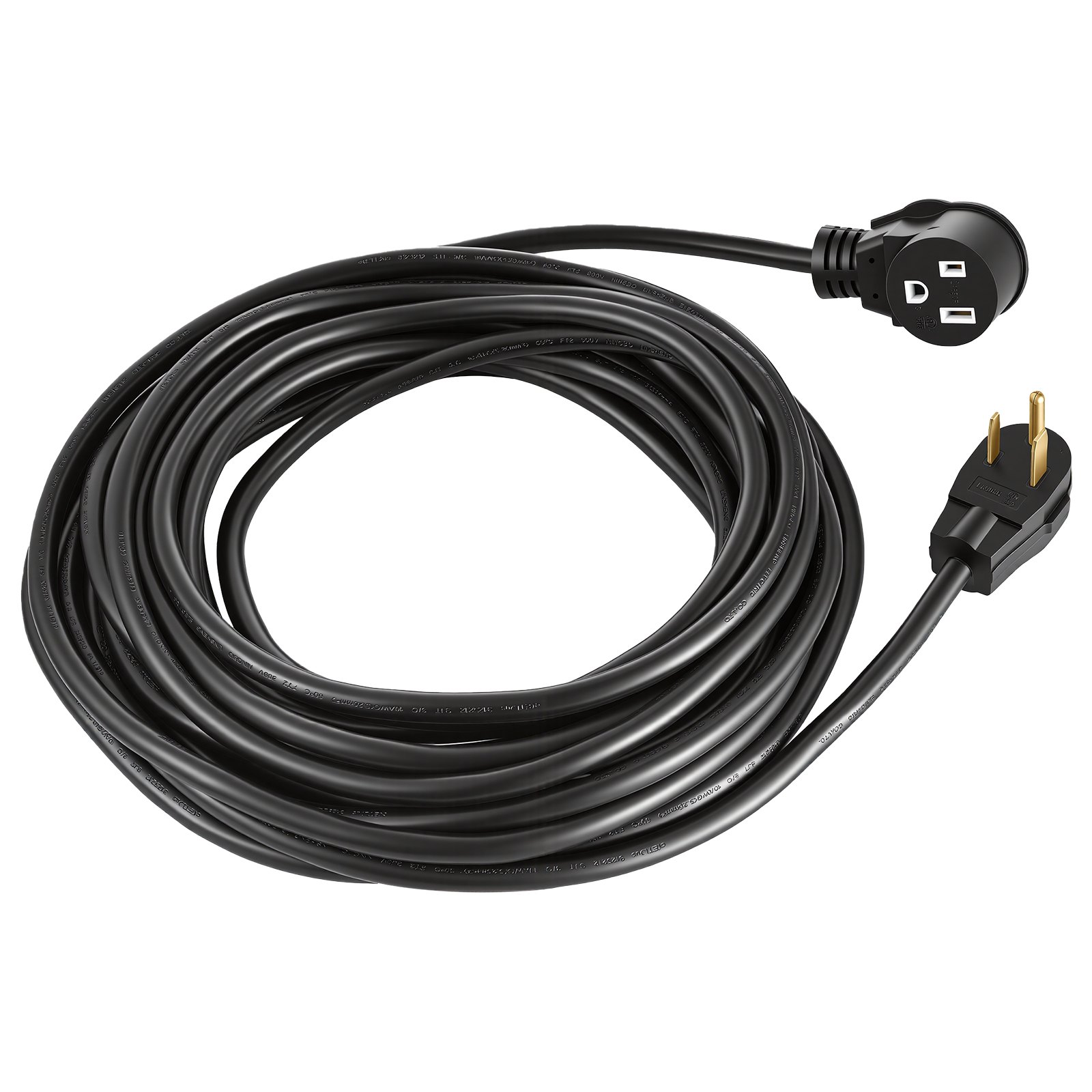 VEVOR Welder Extension Cord, 30 Amp 50 ft, Extension Cord for Portable Welders, NEMA 6-50P, 10/3 AWG, 250V, 7500W Heavy Duty Pure Copper Welder Cable, for Outdoor MIG TIG Plasma, STW Weather-proof