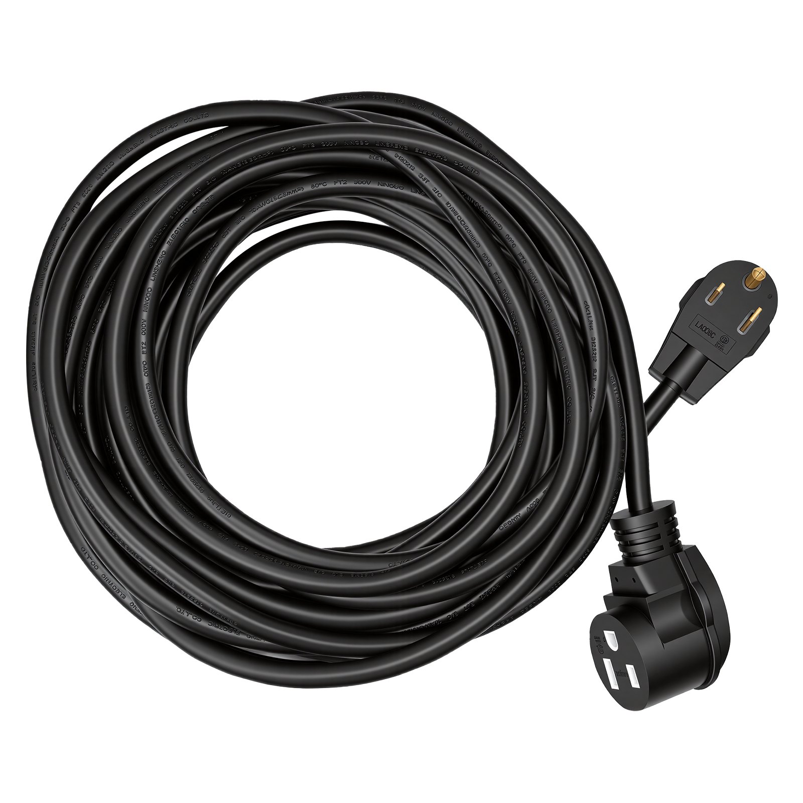 VEVOR Welder Extension Cord, 30 Amp 50 ft, Extension Cord for Portable Welders, NEMA 6-50P, 10/3 AWG, 250V, 7500W Heavy Duty Pure Copper Welder Cable, for Outdoor MIG TIG Plasma, STW Weather-proof
