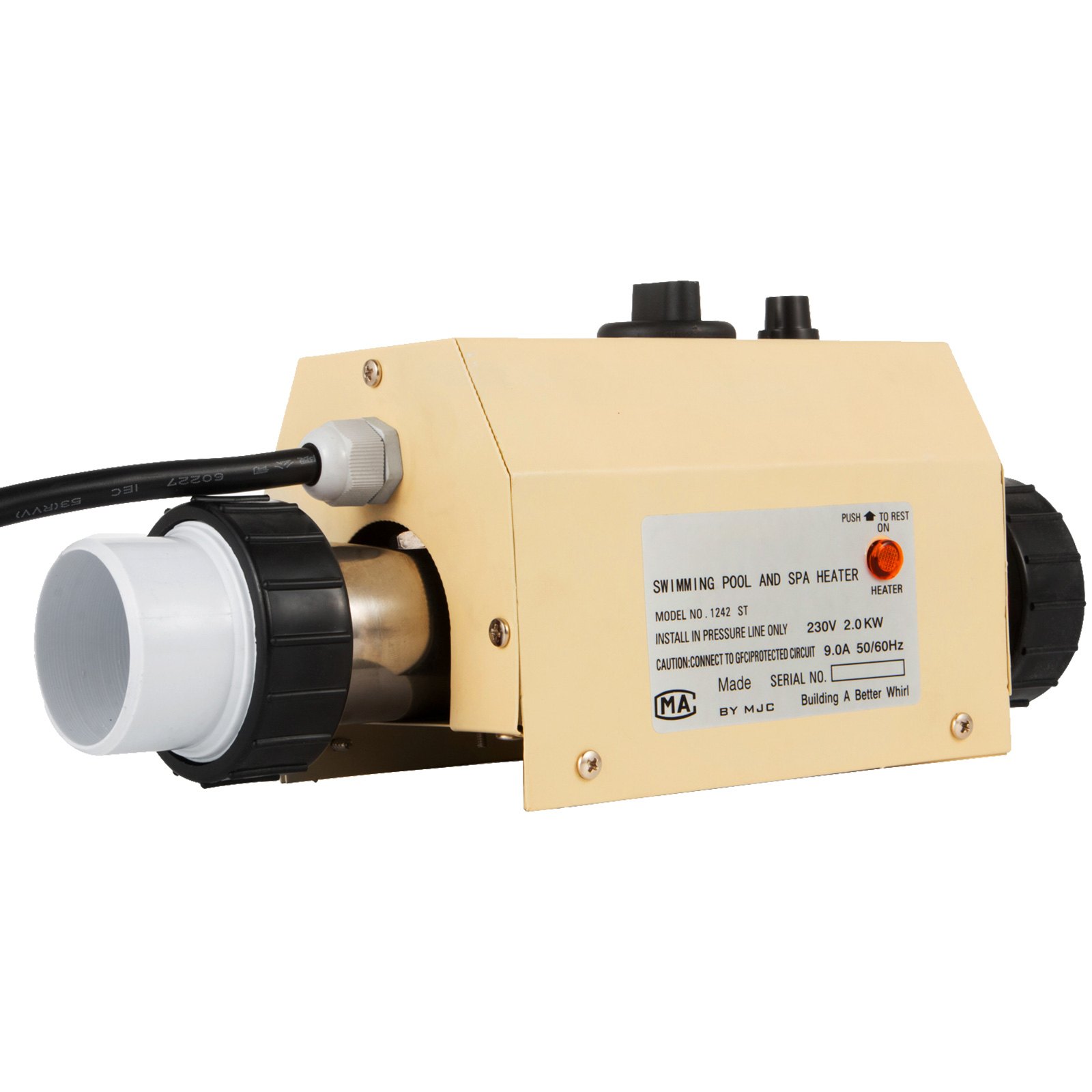 2kw Hot Tub Electric Water Heater Thermostat For Swimming Pool & Bath Spa