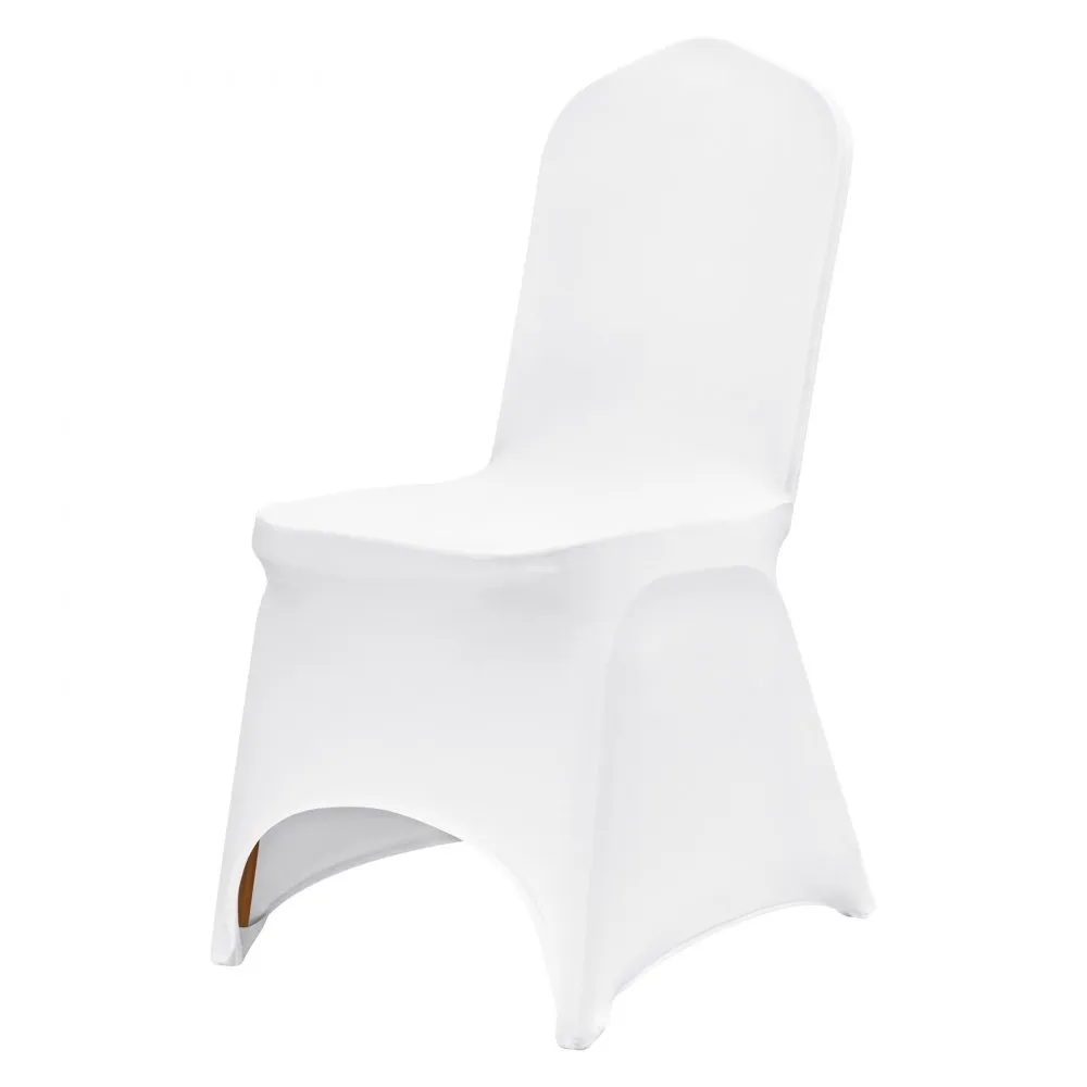 white chair fitted with sleek VEVOR chair covers.
