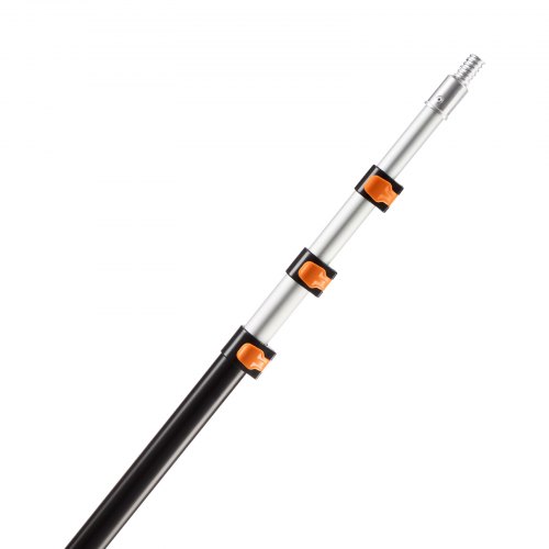 VEVOR 12 ft Extension Pole 3.8-12ft, 3 Locks, 3/4" Thread VEVOR 12 ft Extension Pole 3.8-12ft, 3 Locks, 3/4" Thread