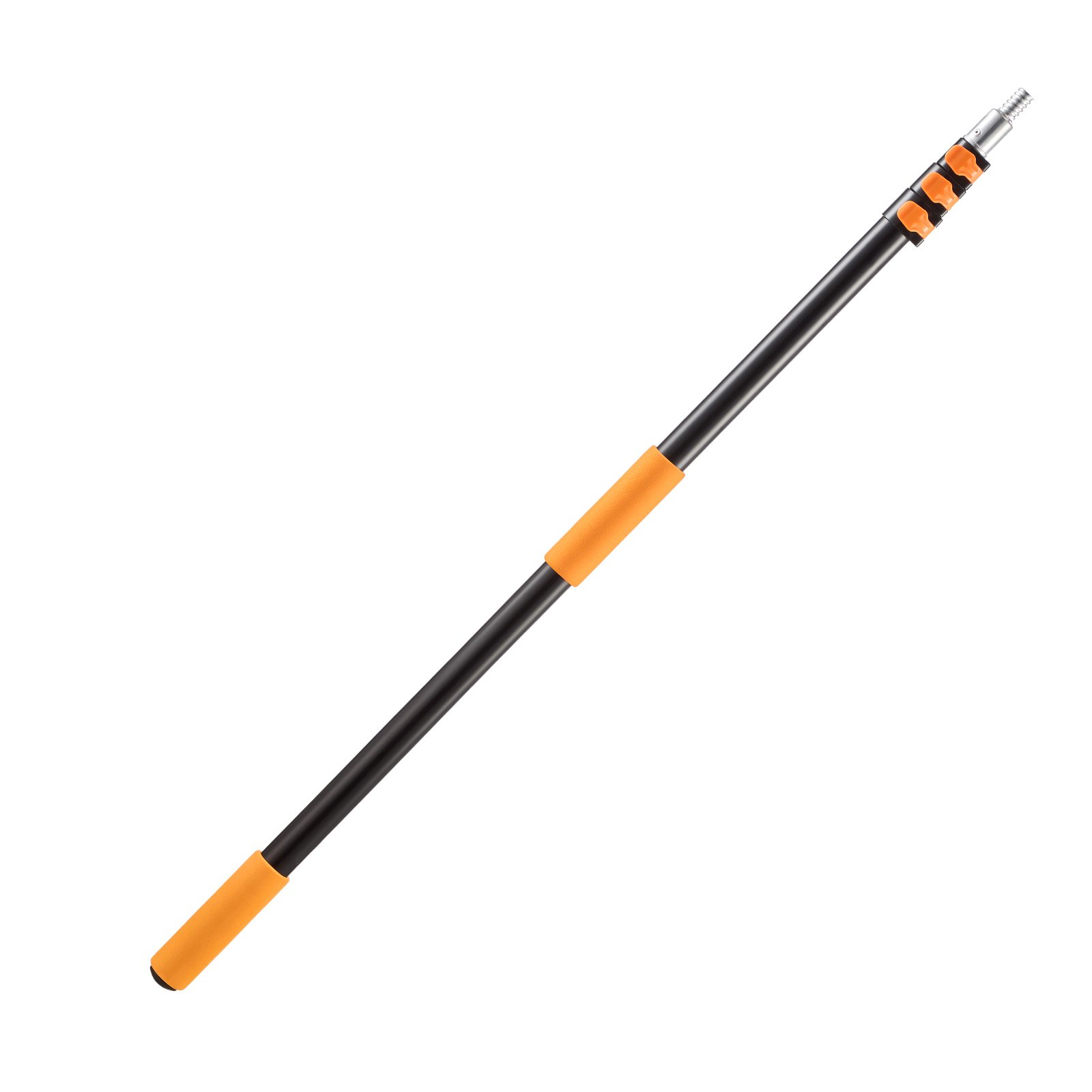 VEVOR Telescopic Extension Pole, 3.8-12 FT Multi-Purpose Extendable Pole, Sturdy Aluminum Alloy Paint Pole Extension with Flip-Lock Design, High Reach Roller Stick for Painting, Dusting and Cleaning