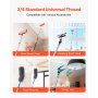 Telescopic Extension Pole 4.66-19 FT Multi-Purpose for Painting Cleaning