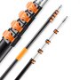 VEVOR Telescopic Extension Pole, 4.66-19 FT Multi-Purpose Extendable Pole, Sturdy Aluminum Alloy Paint Pole Extension with Flip-Lock Design, High Reach Roller Stick for Painting, Dusting and Cleaning