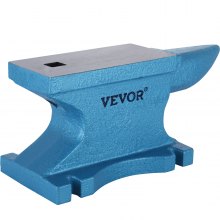 VEVOR Single Horn Anvil 55 Lbs / 25.4 Kg Cast Iron Anvil Blacksmith for Sale Forge Tools and Equipment Anvil Rugged Round Horn Anvil Blacksmith Jewelers Metalsmith Blacksmith Tool