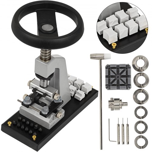 VEVOR Bench Watch Opener 5700 Watch Case Back Opener for Screw Oyster Style Watch Case Opener and Closer Case Back Press Accessories Watchmaker for Watch Making and Repair