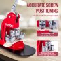 VEVOR Button Maker Machine 58mm Button Badge Maker 2.25 inch Badge Maker Machine with Free 999 Pcs Button Parts and Circle Cutter(999pcs 58mm 2.28 inch)