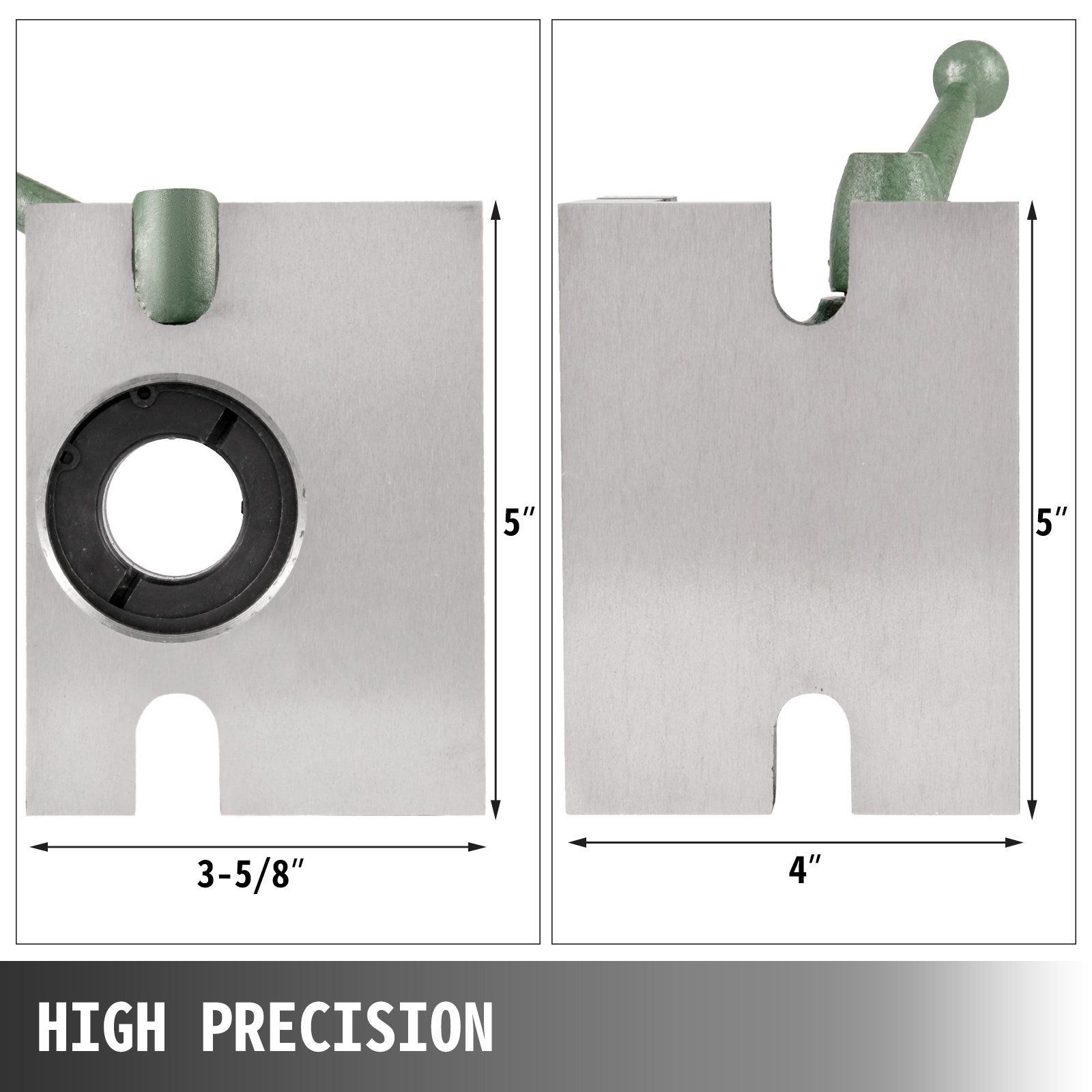 VEVOR 5C Collet Fixture Collet Holder Vertical and Horizontal Angle Collet Chuck