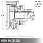 VEVOR D1-6 5C Collet Chuck, Collet Adapter Closer Lathe Use 5C Collet