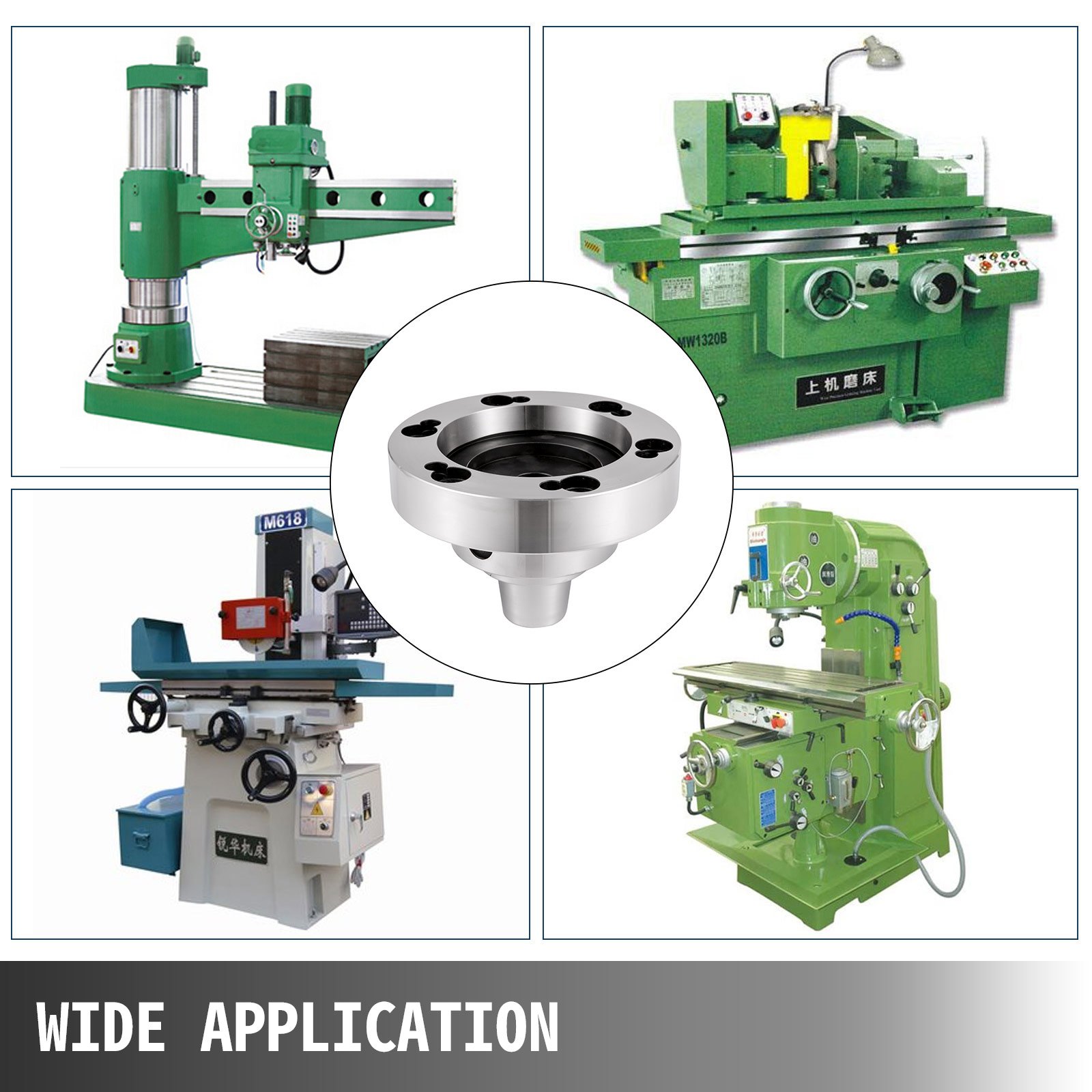 Router Collet Set 5C, Collet Adapter 6000 RPM, D1-8 Collet Chuck, Rotary Collet