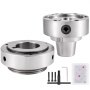 Router Collet Set 5c, Collet Adapter 6000 Rpm, Plain Back Chuck With A Backplate