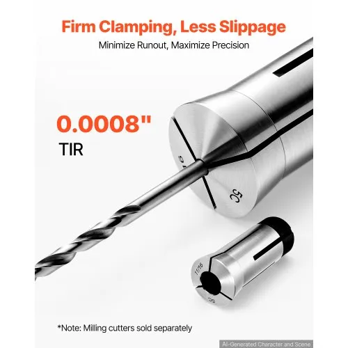 5C tsangikomplekt 1/8"-1", 15-osaline — pilt 4