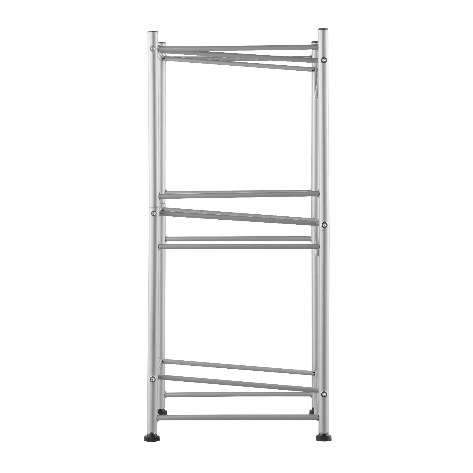 VEVOR 3 Tiers Water Jug Holder, 5 Gallon Water Bottle Holder, Single Row Water Bottle Rack for 3 Bottles, Heavy Duty Water Jug Rack for Kitchen, Office, Living Room, Silver