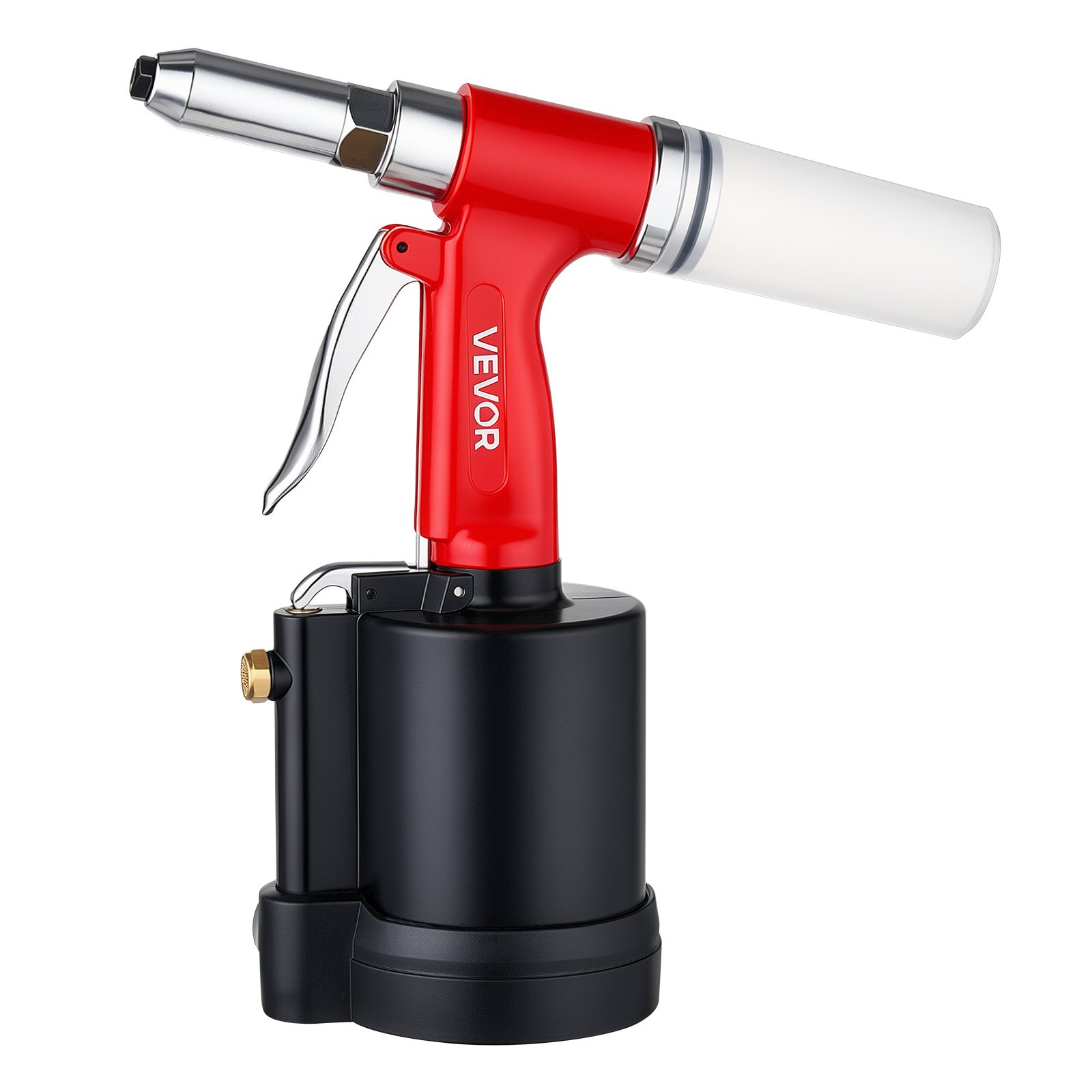 VEVOR Pneumatic Rivet Gun Kit with 3/32" 1/8" 5/32" 3/16" 1/4" Nosepieces, 3924 LBS Pulling Force, 3-Claw Secure Grip, Air Pop Riveter Tool for Automotive, Construction, Industrial Manufacturing