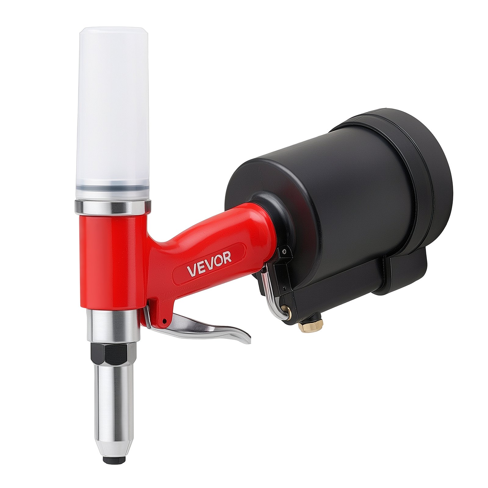 VEVOR Pneumatic Rivet Gun Kit with 3/32" 1/8" 5/32" 3/16" 1/4" Nosepieces, 3924 LBS Pulling Force, 3-Claw Secure Grip, Air Pop Riveter Tool for Automotive, Construction, Industrial Manufacturing