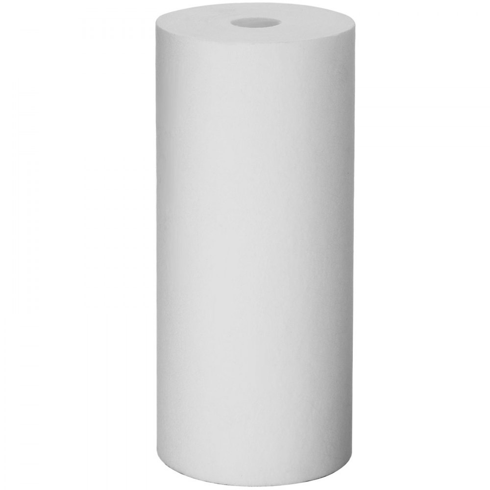 VEVOR 20 Pack of Sediment Water Filter Cartridge 5 Micron 25.4 x 11.5CM Whole House Melt Blown Sediment Water Filter Multi-Layered Polypropylene Filter Cartridge
