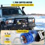 VEVOR 6000LBS 12V Recovery Electric Winch Series Wound Gear Tog Fjernbetjening