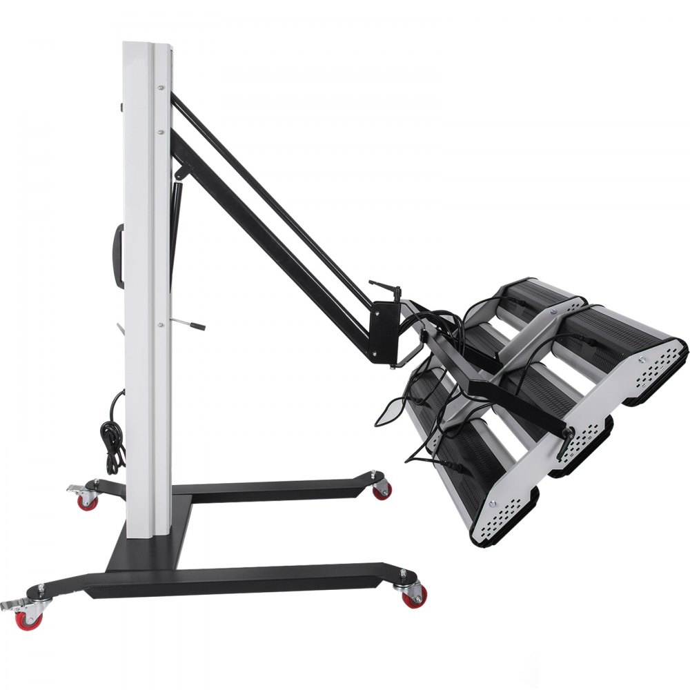 VEVOR Lámpara de curado de pintura 6000W Lámpara de reparación de carrocería infrarroja para hornear Calentador infrarrojo de onda corta de 110V Cabina de pulverización de luz de calefacción de 6000W con estructura de soporte