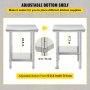 Stainless Steel Commercial Kitchen Work Food Prep Table 24"x 24"