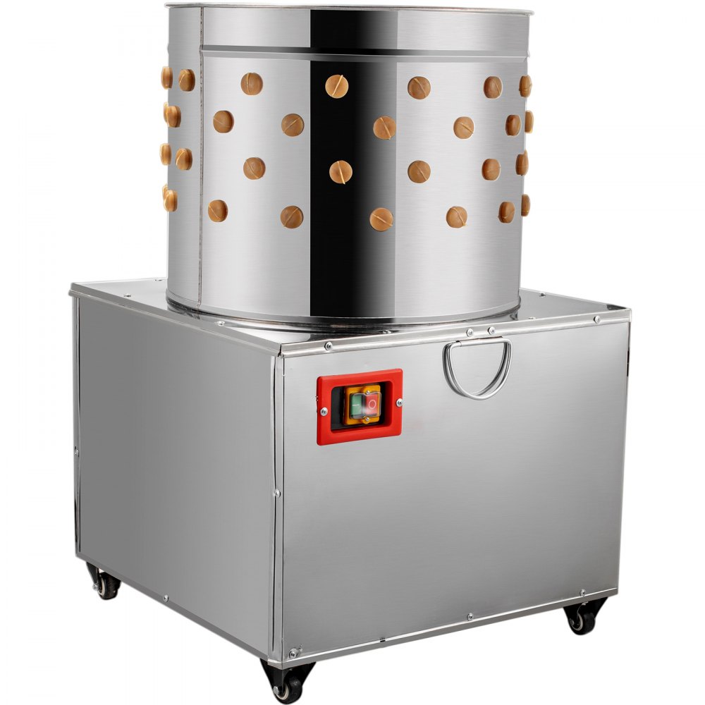 Vevor Turkey Chicken Plucker Plucking Machine Poultry De-Feather 60cm Stainless Steel