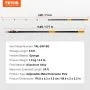VEVOR Telescoping Pole, 6 to 24 FT Pole, Extension Multi-Purpose Pole, Sturdy Aluminum Alloy Paint Extendable Pole with Flip-Lock Design, Telescopic Pole for Painting, Dusting and Cleaning
