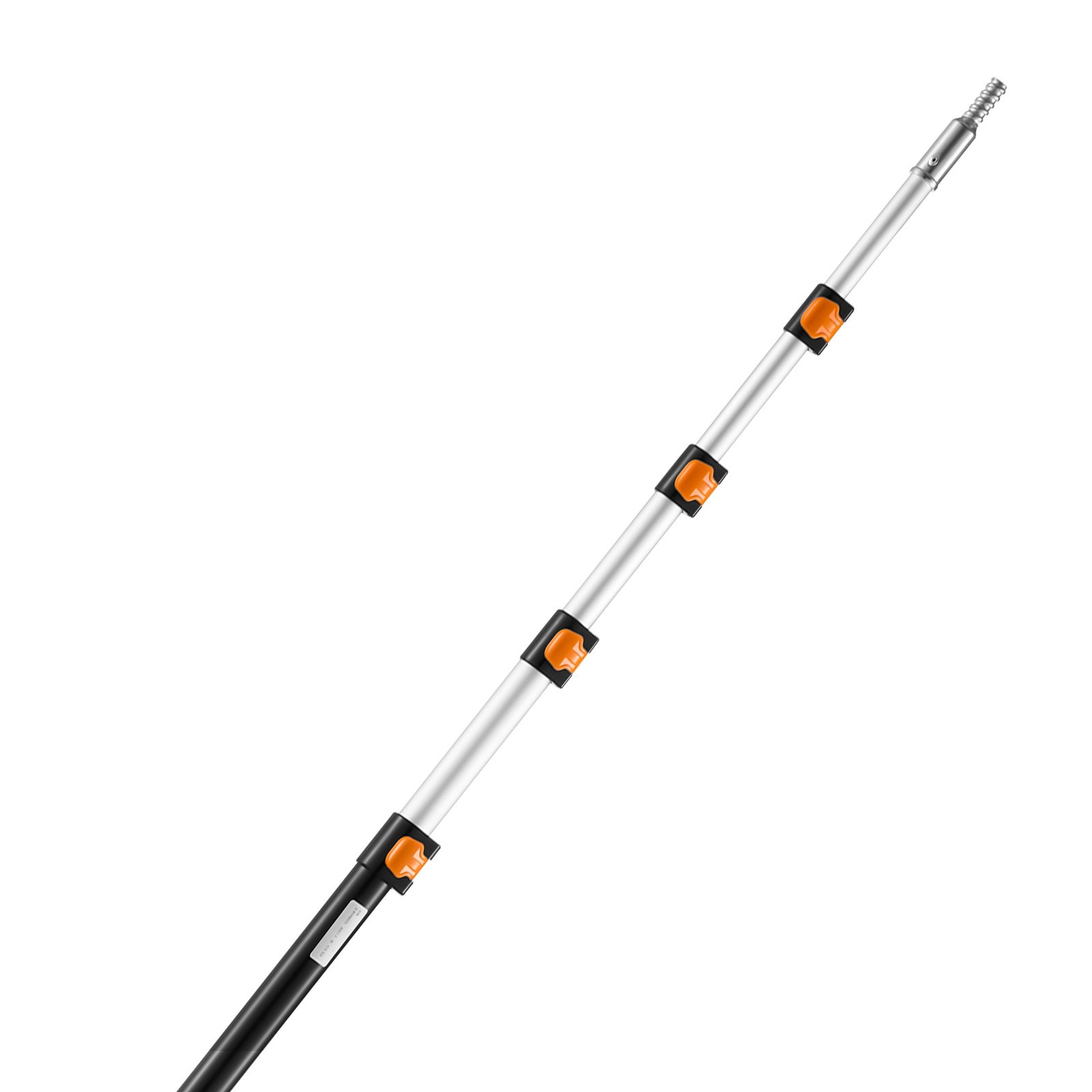 VEVOR Telescoping Pole, 6 to 24 FT Pole, Extension Multi-Purpose Pole, Sturdy Aluminum Alloy Paint Extendable Pole with Flip-Lock Design, Telescopic Pole for Painting, Dusting and Cleaning