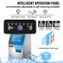 VEVOR 110V Commercial Ice Maker 120LBS/24H with 22LBs Storage Ice Maker Machine Stainless Steel Portable Automatic Ice Machine with Scoop and Connection Hoses Perfect for Restaurants Bars Cafe