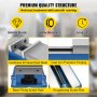 VEVOR 15.2 cm Powerful Precise Clamping Vice, 26.9 kg Vice Machine Vice Precision Vice Accessory Set, 4.4 cm Jaw Precise Clamping Lock Table Vice