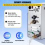 VEVOR 6KW badstuebaddamper med LED digital skjerm Dampbadgenerator 6KW dampromgenerator for Home SPA dampgenerator med tidskontroll
