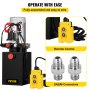 VEVOR Hydraulic Pump 6 Quart Hydraulic Power Unit 12V DC Hydraulic Pump Dump Trailer Double Acting Hydraulic Pump (Steel, 6 Quart/Double Acting)
