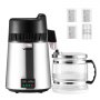 6L Water Distiller Home Countertop Purifier Machine 900W Stainless Steel Glass