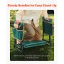 Garden Kneeler and Seat 6" EVA Pad Folding Garden Stool Heavy Duty Garden Bench