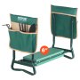 Garden Kneeler and Seat 6" EVA Pad Folding Garden Stool Heavy Duty Garden Bench