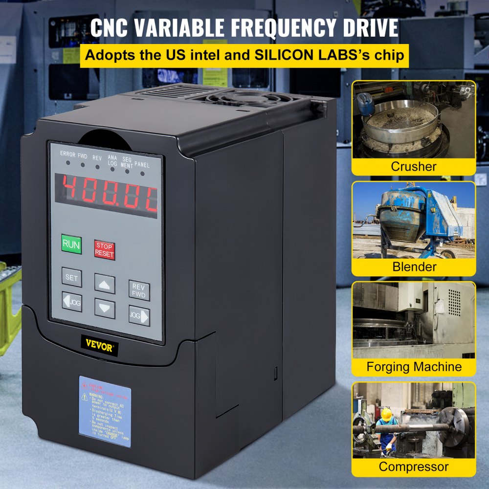 2.2KW Variateur Fréquence Inverseur Onduleur Convertisseur CNC VFD