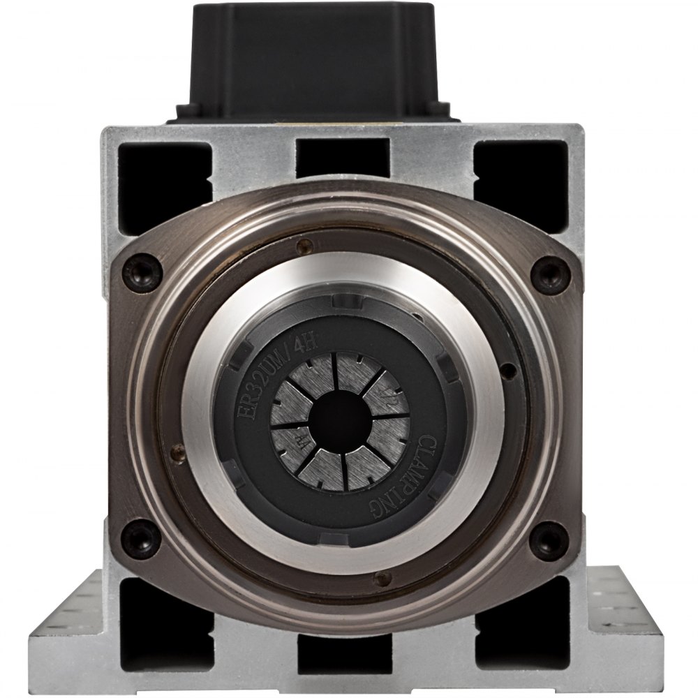 Motor de husillo VEVOR 7.5KW Motor de husillo refrigerado por aire cuadrado ER32 Collect 18000RPM y VFD Unidad de frecuencia variable 220V 7.5KW para fresadora de grabado de enrutador CNC