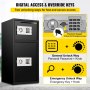 83.82cm Strong Iron Larger Digital Keypad Security Box W/ Safe Lock Money Jewelry