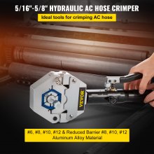 71500 Hydraulic Hose Crimper Tool Kit Air Conditioner Hose Fittings Crimping