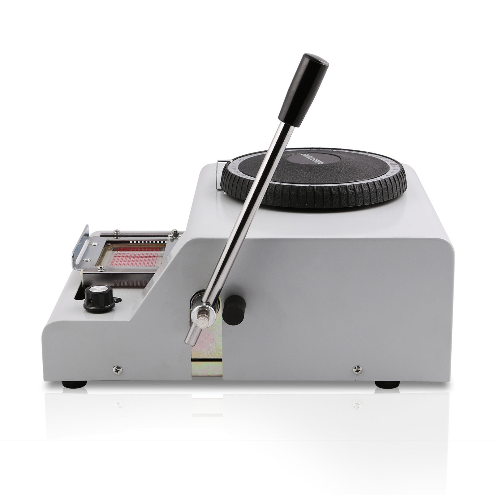 VEVOR 72 Character Manual Embossing Machine and Hot Foil Stamping Machine 8x10 cm for PVC or ID or Credit Card