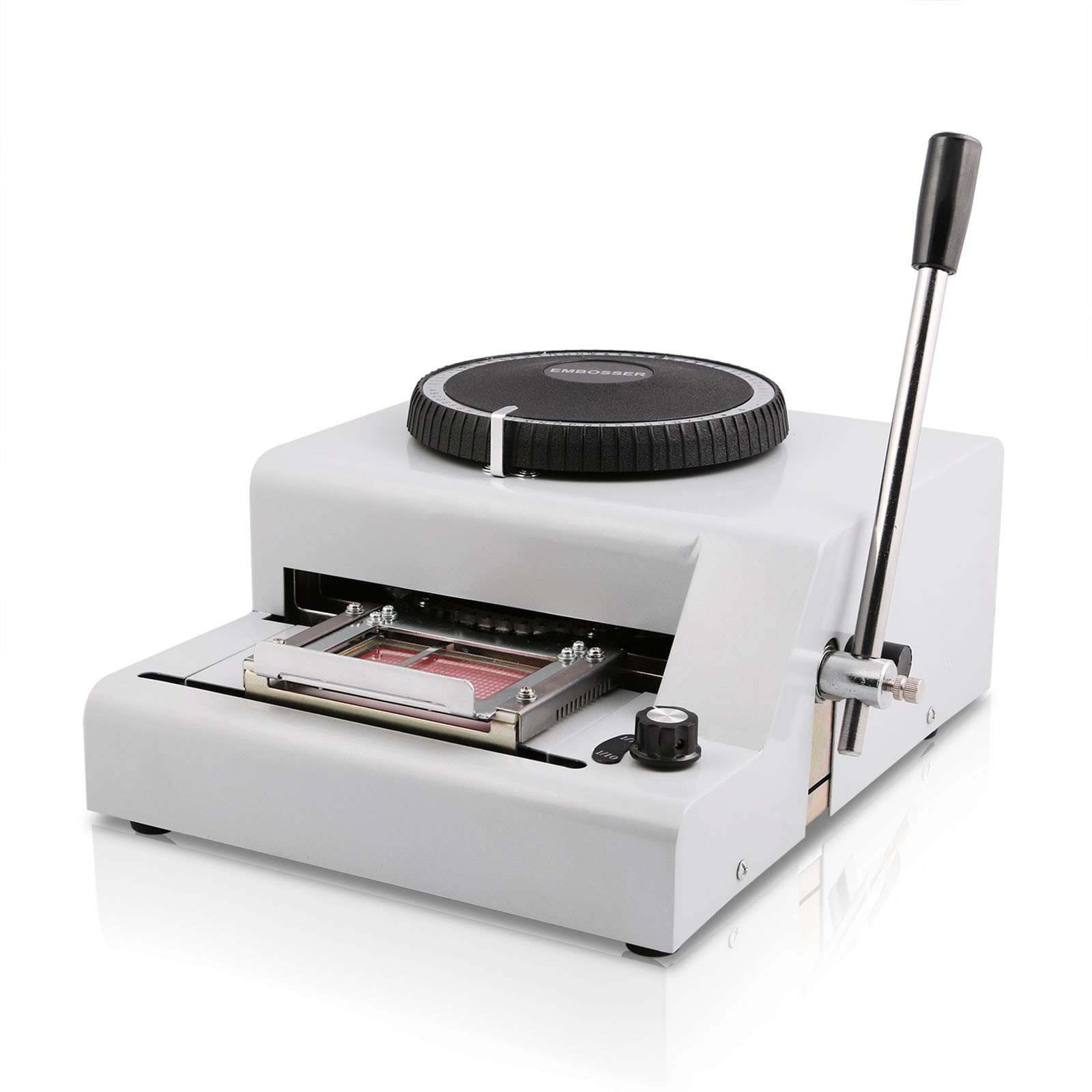 VEVOR 72 Character Manual Embossing Machine and Hot Foil Stamping Machine 8x10 cm for PVC or ID or Credit Card