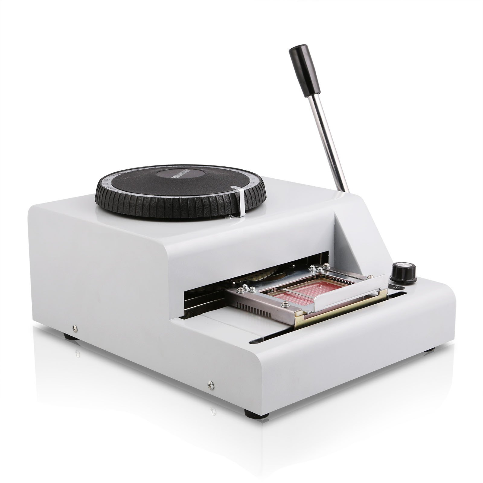 VEVOR 72 Character Manual Embossing Machine and Hot Foil Stamping Machine 8x10 cm for PVC or ID or Credit Card