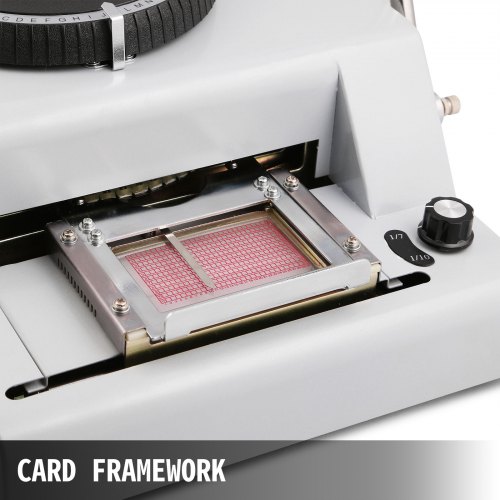 VEVOR 72-Character Manual Embosser Card Embossing Machine PVC/ID/Credit Card Stamping Machine Code Printer for PVC Card Credit ID VIP