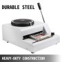 VEVOR 72-Character Manual Embosser Card Embossing Machine PVC/ID/Credit Card Stamping Machine Code Printer for PVC Card Credit ID VIP