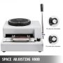 VEVOR 72-Character Manual Embosser Card Embossing Machine PVC/ID/Credit Card Stamping Machine Code Printer for PVC Card Credit ID VIP