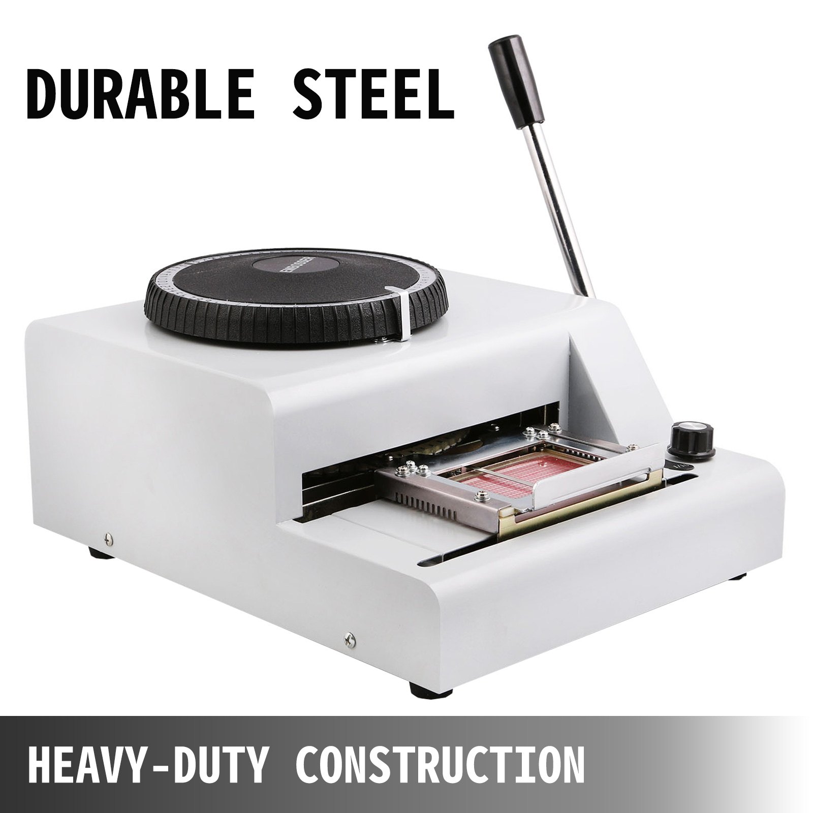 VEVOR 72-Character Manual Embosser Card Embossing Machine PVC/ID/Credit Card Stamping Machine Code Printer for PVC Card Credit ID VIP